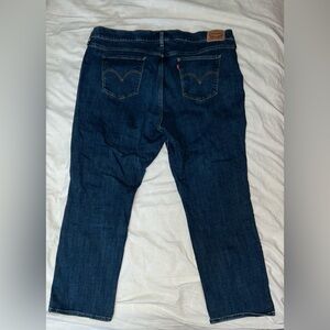 Levi's Dark Wash Women’s Jeans - Size 22 - Ankle Length